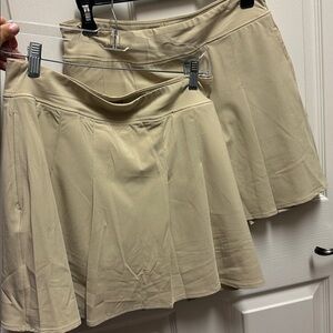 Abercrombie Kids Tan Skater Skort Bundle